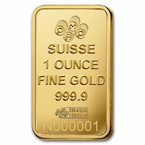 1 oz PAMP Lady Fortuna .9999 Fine Gold Bar with VERISCAN™ Assay