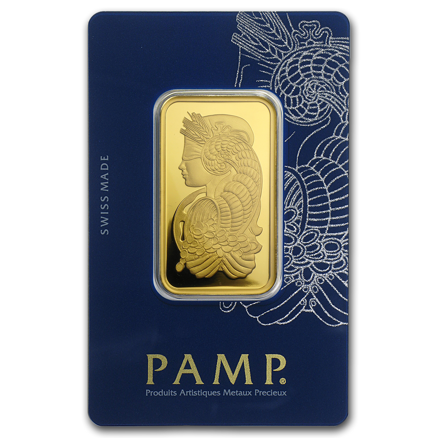 1 oz PAMP Lady Fortuna .9999 Fine Gold Bar with VERISCAN™ Assay
